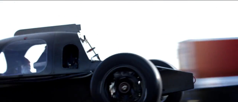 Illustration for article titled Naked Nissan LMP1 Car Shows Off Its Crazy Front-Engine Design